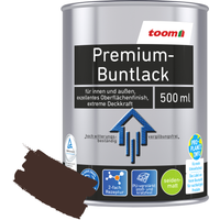 toom Premium-Buntlack schokobraun seidenmatt 500 ml