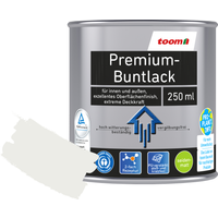 toom Premium-Buntlack signalweiß seidenmatt 250 ml