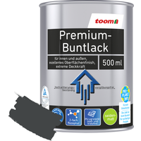 toom Premium-Buntlack grau seidenmatt 500 ml