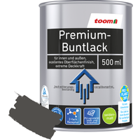 toom Premium-Buntlack silberfarben seidenmatt 500 ml
