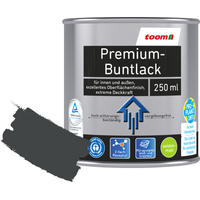 toom Premium-Buntlack grau seidenmatt 250 ml