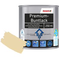toom Premium-Buntlack elfenbeinfarben glänzend 250 ml