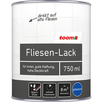 toom Fliesenlack lichtgrau glänzend 750 ml