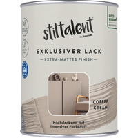 Stiltalent Lack 'coffee cream' Extra-matt 0,5 l