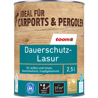 toom Dauerschutzlasur palisanderfarben 2,5 l