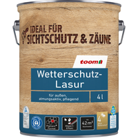 toom Wetterschutz-Lasur eichefarben 4 l