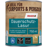 toom Dauerschutzlasur silbergrau 750 ml