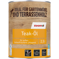 toom Teak-Öl transparent 2,5 l