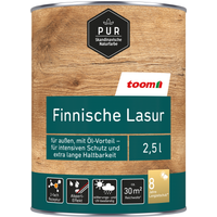 toom Finnische Lasur 'Natur' beige 2,5 l