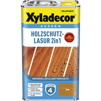 Xyladecor 2in1 Holzschutzlasur teakfarben 2,5 l
