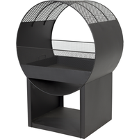 Buschbeck Buschbeck Feuerschale 'Porthole' schwarz 56 x 40 x 80 cm