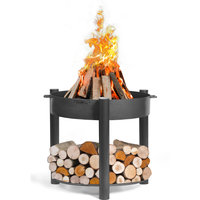 Feuerschale 'Montana' schwarz Ø 88 x 80 cm
