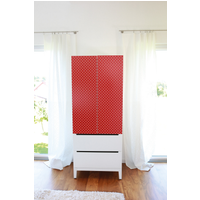 d-c-fix Klebefolie rot gepunktet 45 x 200 cm