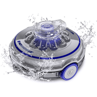 GRE Akku-Poolroboter 'Wet Runner Plus' grau/blau