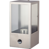 toom Außenwandleuchte 'Melbourne' Edelstahl Glas 14,2 x 12 x 24 cm, mit Bewegungsmelder