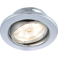 B1 LED-Einbauleuchten-Set chromfarben Ø 8,6 cm 3 Stück