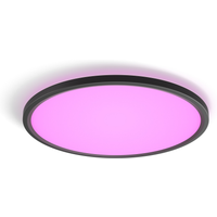 Philips Hue Panelleuchte 'Hue Tento' schwarz Ø 42,1 x 3,07 cm