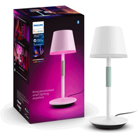 Philips Tragbare Tischleuchte 'Hue White & Col. Amb. Go' weiß 370 lm