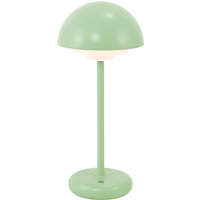 toom Akku-LED-Tischleuchte 'Anton' pastellgrün mit USB-Ladekabel Ø 13,7 x 31 cm