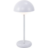 toom Akku-LED-Tischleuchte 'Anton' weiß mit USB-Ladekabel Ø 13,7 x 31 cm