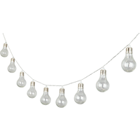 toom LED-Solar-Lichterkette 'Glühbirne' weiß 1,8 m