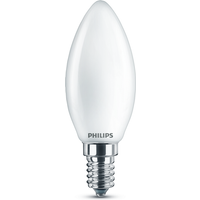 Philips LED Lampe Kerzenform 4,3 W E14 kaltweiß 470 lm matt