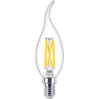 Philips LED-Lampe Kerzenform 'WarmGlow' 40 W E14 470 lm klar, dimmbar
