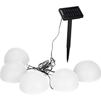 toom Solar-Bodenleuchte 4 lm neutralweiß IP 44 Ø 15 x 9 cm