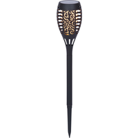 toom LED-Solarfackel-Set schwarz 43 cm, 5 Stück