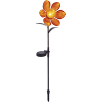 toom LED-Solarleuchte 'Blüte' orange 71 cm