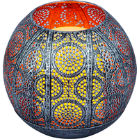toom Solar-Dekoleuchte 'Oriental' silbern/gold Ø 15 x 12,5 cm