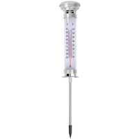 toom Solar-Thermometer silbern 9 x 58 cm