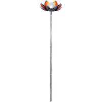 toom Solar-Dekoleuchte Lotus bronze/gold Ø 22 x 101 cm