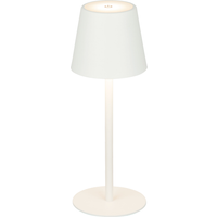toom Akku-LED-Tischleuchte 'Lio' mit USB-Ladekabel weiß Ø 11 x 30 cm