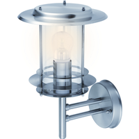 toom Außenwandleuchte 'Inox' Edelstahl 34 cm IP 44