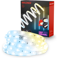 Briloner LED Stripe Ergänzungs-Set 'Pimp your Panel' 500 lm 3000 K CCT einstellbares weiß 2,6 m 230V geeignet für Akustikpaneele