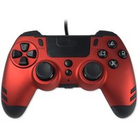 Lexip METALTECH Rouge USB Manette de jeu Analogique/Numérique PC, PlayStation 4