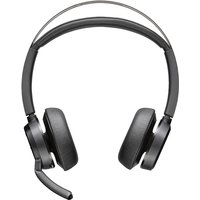 POLY Micro-casque Voyager Focus 2 USB-C-C + adaptateur USB-C/A + base de chargement