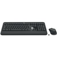 Logitech 920-008676 clavier Souris incluse Universel RF sans fil AZERTY Français Noir, Blanc