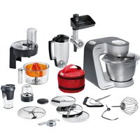 Bosch MUM59S81DE robot de cuisine 1000 W 3,9 L Noir, Acier inoxydable