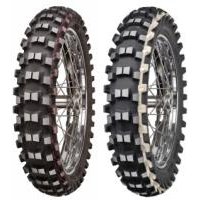 Mitas C-20 ( 80/100-12 TT 50M Rear wheel, Compound Hard Terrain, red )