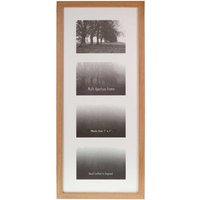 24x10 Multi Aperture Frames to Fit 4 Photo's - Oak - 7x5