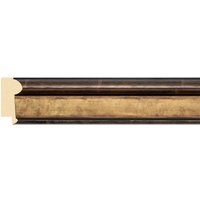 45x23mm Gold/Pewter - LJS Canaletto Moulding