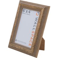 6 x 4 Antique Gold Wooden Photo Frames