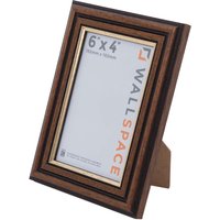 6 x 4 Traditional Brown Frame