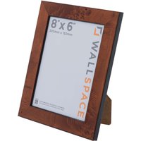 8 x 6 Gloss Walnut Photo Frames