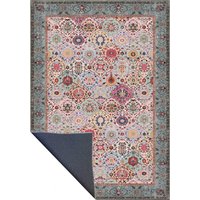 Lunvella Colorful Floral Persian machine washable rug