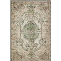 Augustus Green Beige Oriental washable rug