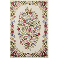 Zerkan Colorful Machine Washable Ethnic Rug