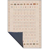 Kelvor Beige Machine Washable Rug